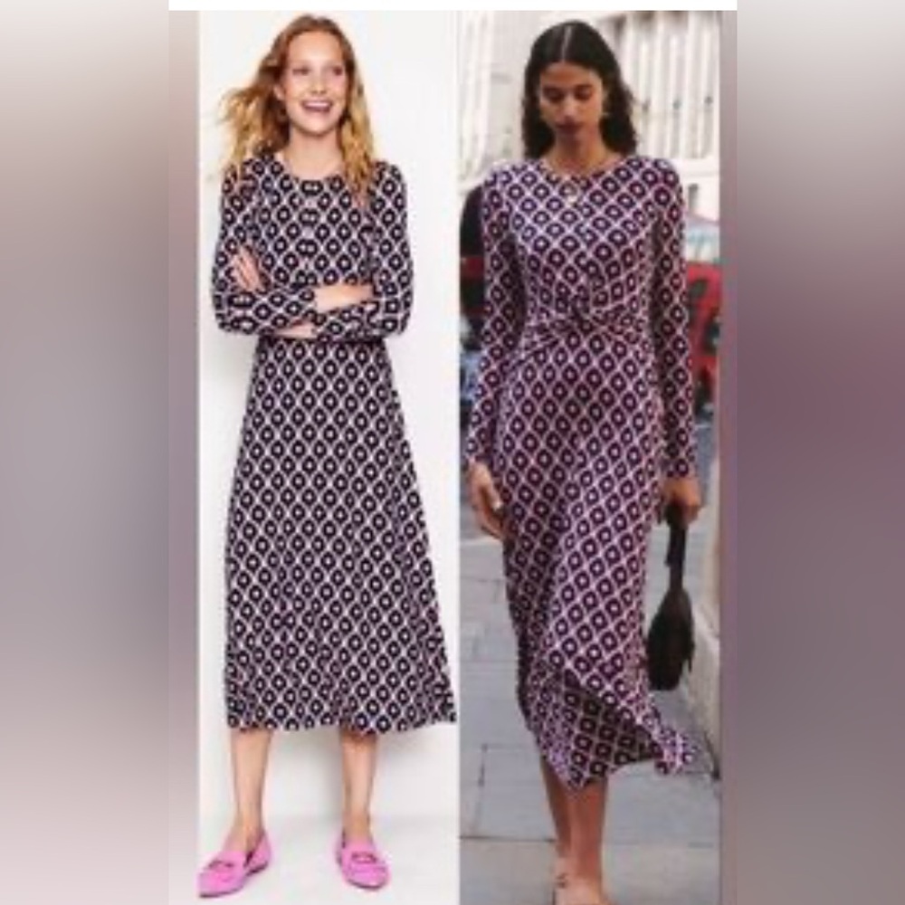 Boden Twisted Maxi Dress, Size 6